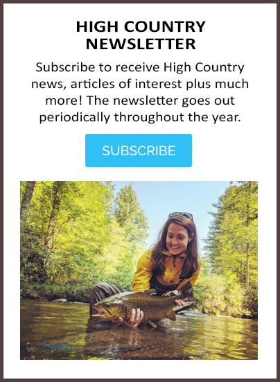 subscribe high country newsletter